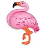 фольгированный гелиевый шар фламинго
