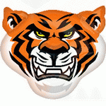 фольгированный гелиевый шар голова тигра
