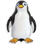 фольгированный гелиевый шар пингвин