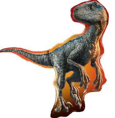 фольгированный шар динозавр раптор размер 97 см. цена 290 грн