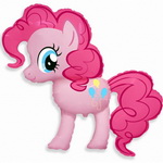 фольгована куля рожева поні