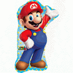 фольгировынный шар супер Марио
