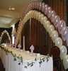 двойная арка в один шар из гелиевых шаров на свадьбу