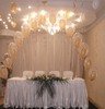 арка из гелиевых шаров в один шар шар в шаре для украшения свадебного стола