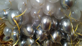 Гелевые шарики хром. купить хромовые шарики с гелием в Киеве 