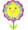 шарики на 8 марта - цветок с улыбкой