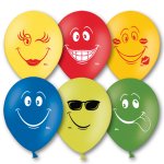 Воздушные шарики Киев. Шарики с рисунками. Печать на шарах улыбка 30 см. летают 12 -14 часов