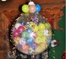 Прозрачный шар сюрприз на 100 разноцветных шариков + конфети. Цена - 259 грн.
